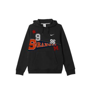 Nike Мужская толстовка с капюшоном, черная, средней толщины