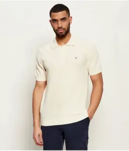 Полюс slim fit Gant, кремовый