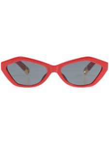 Jacquemus солнцезащитные очки Бамбино, красный