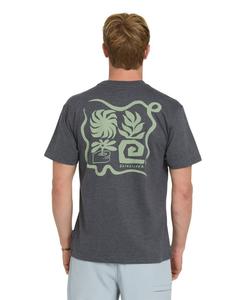 Мужская футболка Peaceful Liven Quiksilver, Charcoal heather