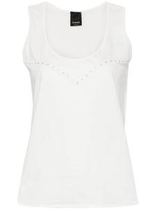 PINKO футболка с люверсами, белый