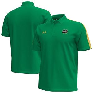 Мужская поло kelly green notre dame fighting irish pinnacle performance Under Armour