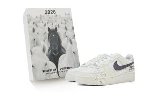 Air Force 1 устойчивые к истиранию низкие кроссовки для скейтбординга унисекс серый белый Nike, бежевый серый белыйBox