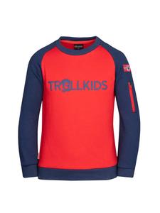 Пуловер Trollkids Sandefjord, цвет bright red