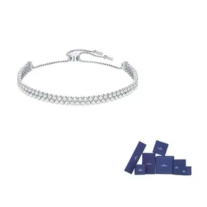 Изящный двойной браслет Swarovski