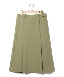 Шерстяная ворсистая юбка