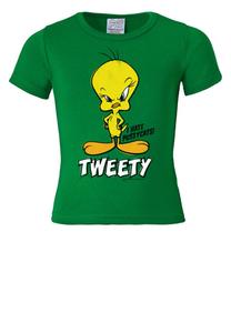 Футболка LOGOSHIRT Tweety - I Hate Pussycats Vogel, зеленый