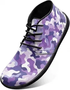 Модные мужские обувь босиком с широкой носочной частью, комфортная обувь с амортизирующей стелькой из памяти формы для ходьбы, унисекс для взрослых Cugasmaru, фиолетовый