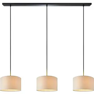 Подвесной светильник HUGO CANVAS UNI COLOR E27, подвесной светильник для гостиной, лампа для столовой с абажуром E27 Uni Paco Home, Weiß schwarz