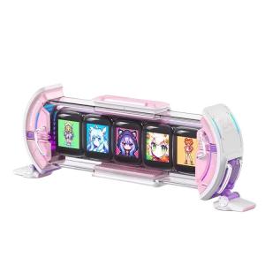 Точечные часы Time Door, для любого экрана, настольное украшение для офиса и дома, светильник Pixel Trend Play Time, умный комплект для рабочего стола Divoom, Time Gate Cherry Blossom Powder [Exquisite Gift Box Packaging]