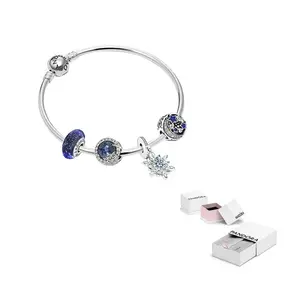 Pandora Набор браслетов из стерлингового серебра 925 пробы для женщин