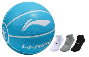 LINING Баскетбольный мяч pu blue размер 7 тренировочный unisex china