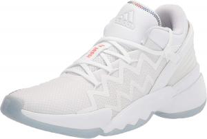 Баскетбольные кроссовки Adidas D.o.n. Issue 2 для детей и подростков, белый/красный