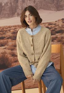 Кардиган Culture CALAY, Tannin Melange/Brown