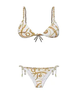 Купальник из двух частей Balmain, белый