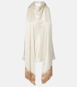 Топ с деталью-шарфом Nina Ricci, кремовый