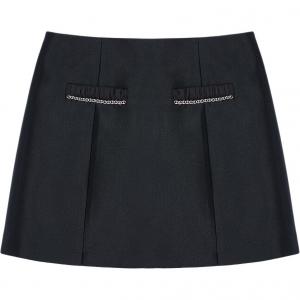 Карл Лагерфельд FW25 повседневные короткие юбки женские KARL LAGERFELD / Karl Lagerfeld Jeans, черный