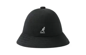 KANGOL Модакриловая, полиамидная, полиэстеровая шляпа-ведро для женщин, черная