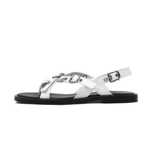 Женские сандалии с одним ремешком цвета экрю CAMEIDO, Ecru