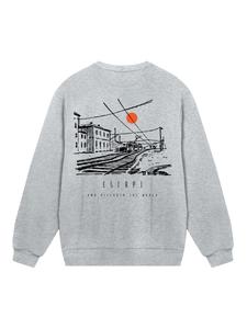 Толстовка F4NT4STIC, пятнистый серый