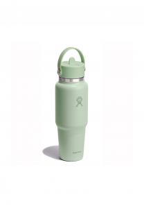 Гидрофляга для путешествий с гибкой соломинкой 945 мл Hydration Hydro Flask, алоэ