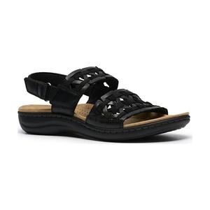 Женские кожаные сандалии Laurieann lily Clarks, Black Leather