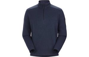 COVERT Свитер мужской утепленный Arcteryx, sapphire синий серый/черный sapphire heather