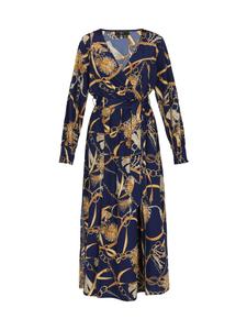 Faina Женское платье темно-синего цвета, разноцветное