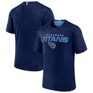 Мужская футболка fanatics branded navy tennessee titans defender evo Unbranded