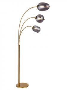 Напольная лампа "BLACKY I" золотого цвета