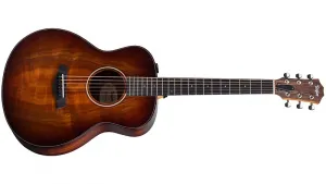Taylor-guitars Акустико-электрогитара Taylor GS Mini-e Koa Plus, распыленный эффект краев, в комплекте с футляром Taylor