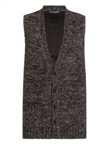 Трикотажный жилет на пуговицах Dolce & Gabbana, черный