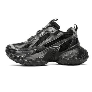 Износостойкие дышащие низкие массивные кроссовки, увеличивающие рост, унисекс ORD, Black