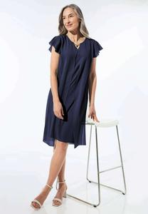 Дневное платье GOLDNER, темно-синий