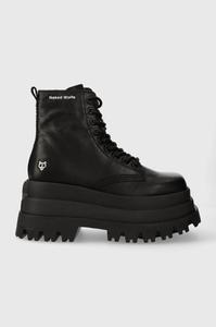 Кожаные байкерские ботинки Naked Wolfe Sloane, черный