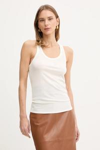 Топ с добавлением шерсти Elisabetta Franchi, бежевый