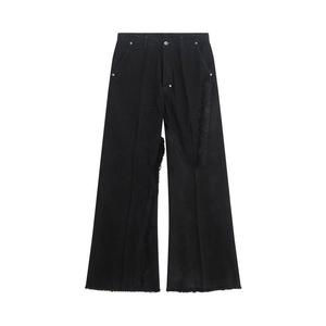 Брюки Rick Owens Denim Joris Trousers 'Black'