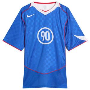 Футбольная майка T90 Nike, game royal, белый & sport красный