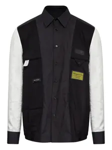 Рубашка с длинными рукавами Mm6 Maison Margiela, черный