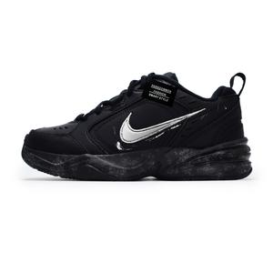 Nike Air Monarch 4 Cool Silver, Storm Abrasion Resistant Low top Chunky Sneakers Unisex Black