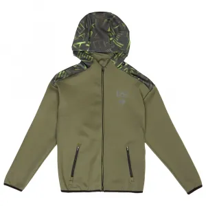 Толстовка EA7 EMPORIO ARMANI Ventus 7 Pl full zip, зеленый