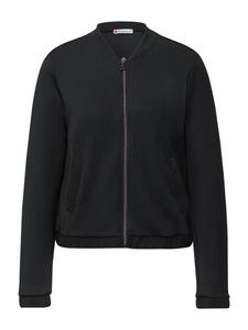 Толстовка с капюшоном на молнии STREET ONE, черный