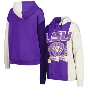 Женский фиолетовый худи с цветными блоками lsu tigers hall of fame Gameday Couture