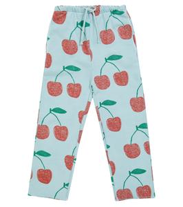 Спортивные брюки из хлопка с принтом лошади The Animals Observatory, Soft Blue Cherries