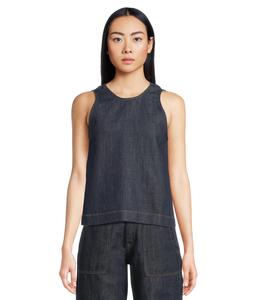 Топ 7 For All Mankind Sleeveless Top, Blueberry