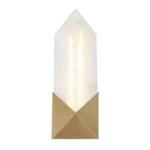 Настенный светодиодный светильник Alora Elstead Lighting, латунь