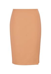 Узкая юбка с разрезом Madeleine, оранжевый