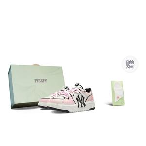 MLB Чанки лайнер персиковый цвет кролик устойчивость к истиранию лоу-топ скейтборд обувь женские pink