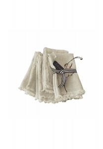 Набор из 4 льняных салфеток Largo Loberon, leinen