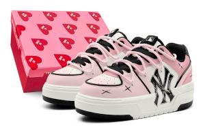 MLB Ударопрочные, амортизирующие, низкие кроссовки для скейтбординга, унисекс, черные, белые, розовые